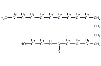硬脂酰胺 MEA结构式