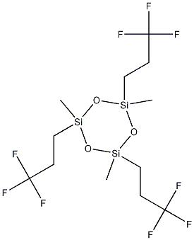 1,3,5-三甲基-1,3,5-三(3,3,3-三氟丙基)环三硅噁烷结构式
