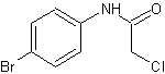 N-(4-溴苯基)-2-氯乙酰胺结构式
