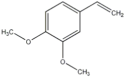 3,4-二甲氧基苯乙烯结构式