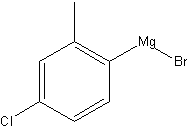4-氯-2-甲苯基溴化镁结构式