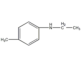 N-乙基对甲苯胺结构式