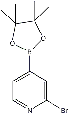2-溴吡啶-4-硼酸频哪醇酯结构式