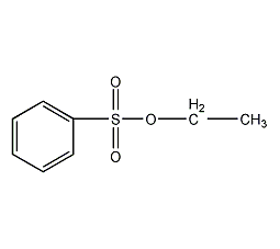 苯磺酸乙酯结构式