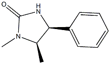 (4S,5R)-(+)-1,5-二甲基-4-苯基-2-咪唑烷酮结构式