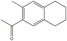6-乙酰基-7-甲基-1,2,3,4-四氢化萘结构式