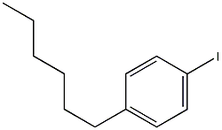 1-正己基-4-碘代苯结构式