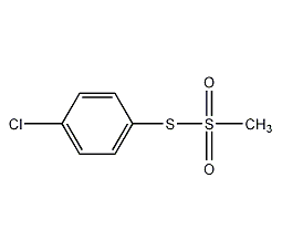 S-(4-氯苯基)甲烷磺酸磷酸酯结构式