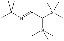 双(三甲基甲硅烷基)-N-叔-丁基乙酰醛亚胺结构式