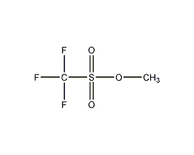 三氟甲磺酸甲酯结构式