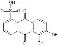 茜素-5-磺酸结构式