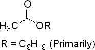 乙酸烷(C8 to C10)酯混合物结构式