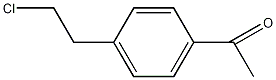 4-(2-氯乙基)苯乙酮结构式