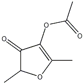 4-乙酰氧基-2,5-二甲基-3-呋喃酮结构式