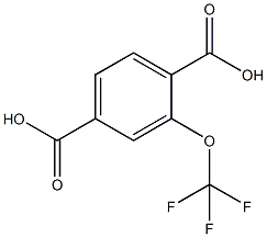 2-(三氟甲氧基)对苯酸结构式