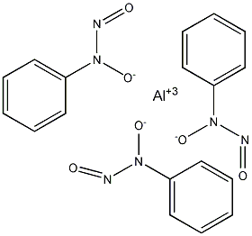 N-亚硝基-N-苯基羟胺铝结构式