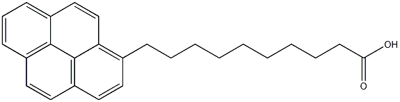 10-(1-芘)癸酸结构式