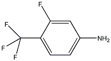 4-氨基-2-氟三氟甲苯结构式