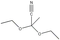 2,2-二乙氧基丙腈结构式