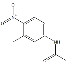 4-乙酰氨基-2-甲基硝基苯结构式