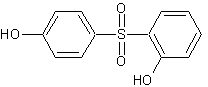 2,4'-二羟基二苯砜结构式