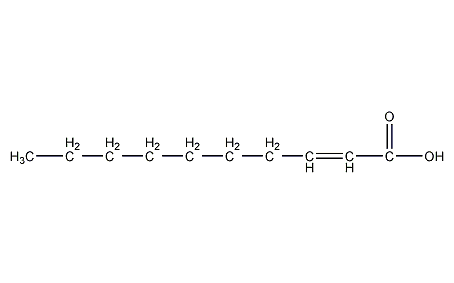 反式-2-癸烯酸结构式
