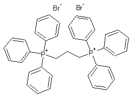 三亚甲基双(三苯基溴化膦)结构式