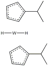 双(异丙基环戊二烯)二氢化钨结构式