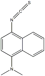4-二甲氨基-1-萘异硫氰酸酯结构式