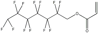 1H,1H,7H-丙烯酸十二氟庚酯结构式