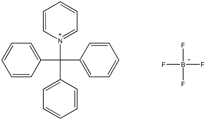 四氟硼酸三苯代甲基吡啶正离子结构式