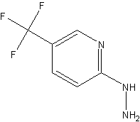 5-(三氟甲基)-2-吡啶基肼结构式