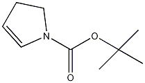 N-叔丁氧羰基-3-吡咯啉结构式