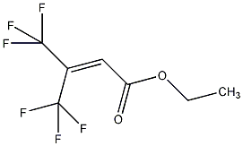 4,4,4-三氟-3-三氟甲基丁酸乙酯结构式