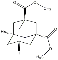 1,3-金刚烷二羧酸二甲酯结构式