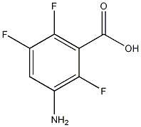 3-氨基-2,5,6-三氟苯甲酸结构式