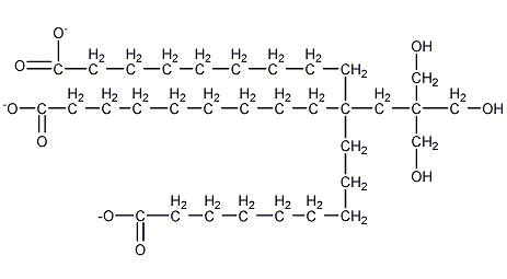 2-乙基-2-壬酰氧甲基-1,3-丙二醇二壬酸酯结构式