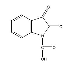 1-乙酰基靛红结构式