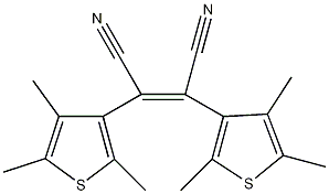 顺-1,2-二氰基-1,2-双(2,4,5三甲基-3-噻吩)乙烯结构式