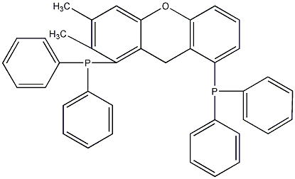4,5-双(苯甲酰硫基)-9,9-二甲基呫吨结构式