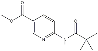 2-(2,2,2-三甲基乙酰胺基)烟酸甲酯结构式