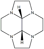 顺-十氢-2a,4a,6a,8a-四氮杂环戊二烯并[fg]苊烯结构式