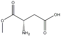 L-天冬氨酸-1-甲酯结构式