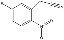 5-氟-2-硝基苯乙腈结构式