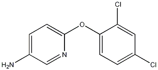 6-(2,4-二氯苯氧基)吡啶-3-胺结构式