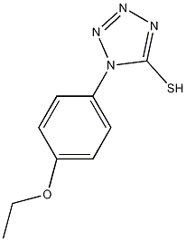 1-(4-乙氧基苯基)-1,2-二氢-5H-四唑-5-硫酮结构式
