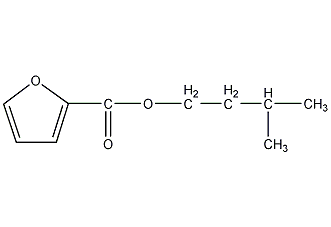 2-呋喃甲酸异戊酯结构式