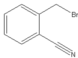 2-(溴甲基)苯甲腈结构式