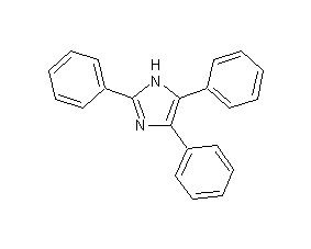 2,4,5-三苯基咪唑结构式