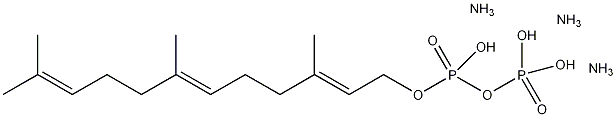 法尼基二磷酸-三铵盐结构式